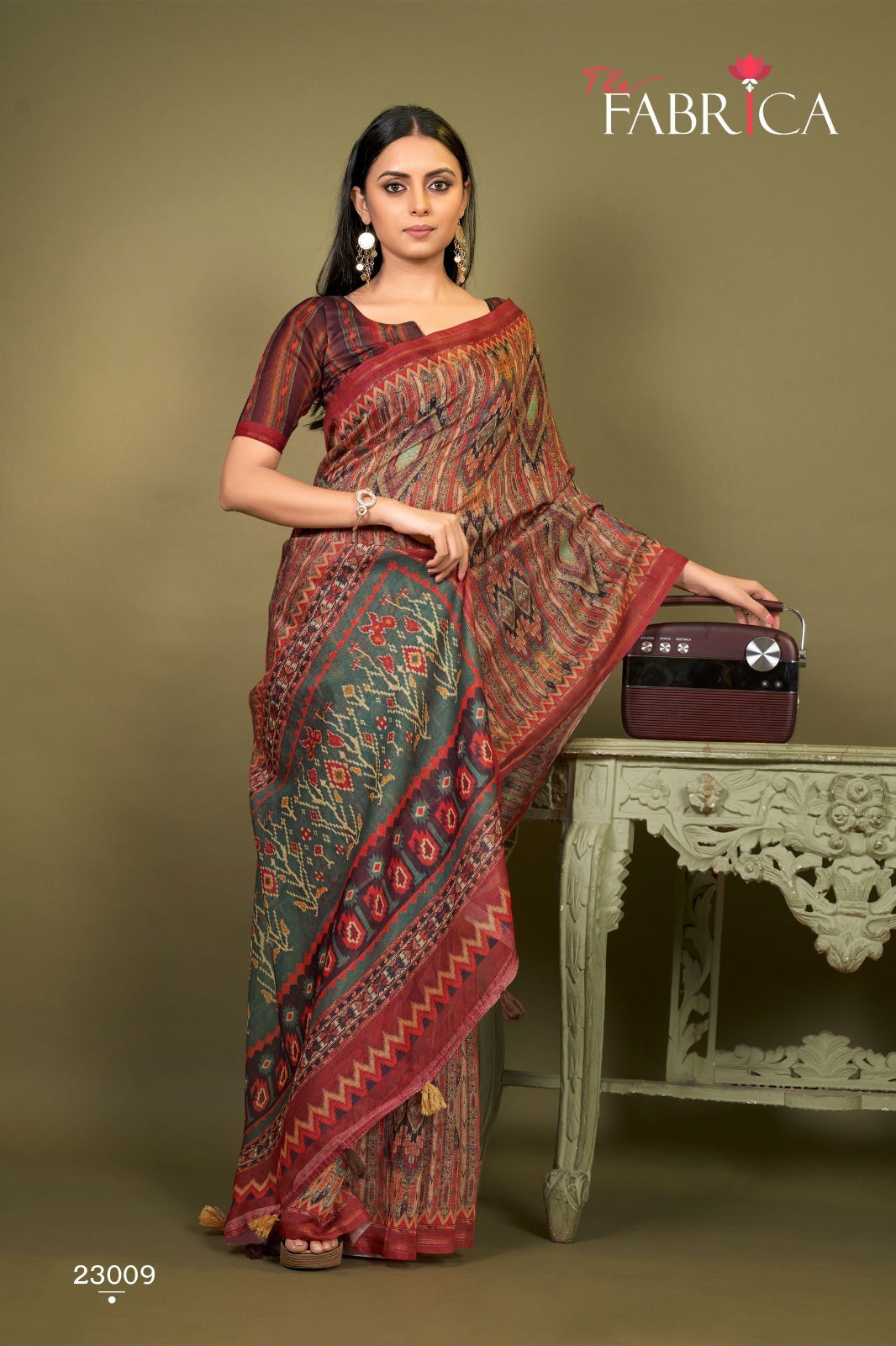 STELVIN Stelvin By The Fabrica Printed Cotton Sarees Catalog